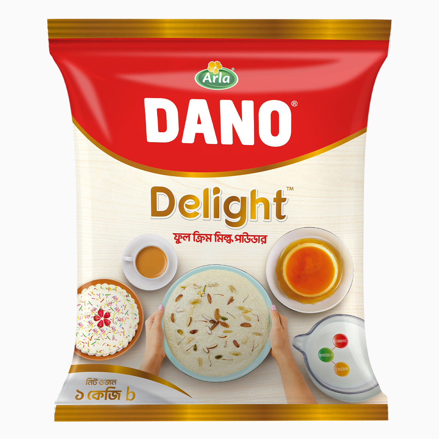 DANO Delight Full Cream Milk Powder 1kg